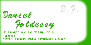 daniel foldessy business card
